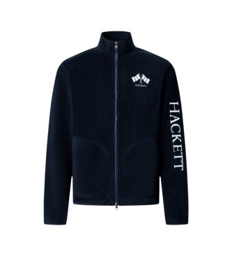 Hackett London Sweat polaire bleu marine