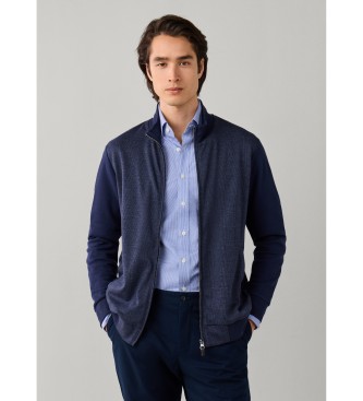 Hackett London Sweat hybride marine