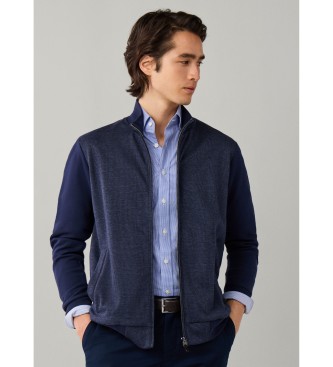 Hackett London Sweat hybride marine