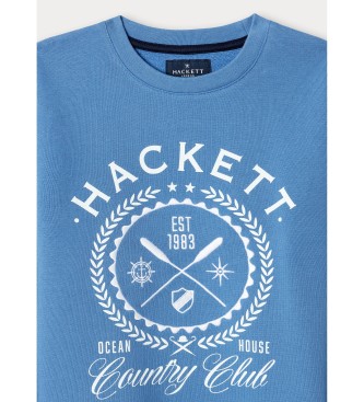Hackett London Blue Row Crew sweatshirt