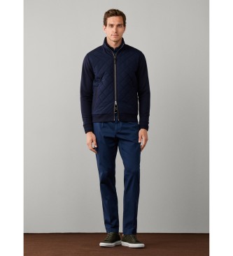Hackett London Casaco Hybrid azul-marinho