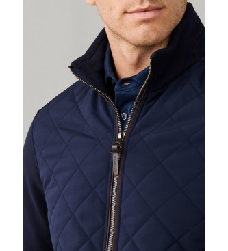 Hackett London Casaco Hybrid azul-marinho