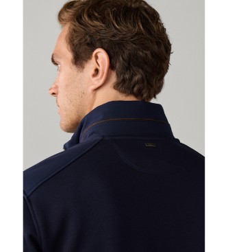 Hackett London Casaco Hybrid azul-marinho