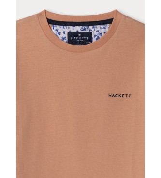 Hackett London Camiseta Swim Island naranja
