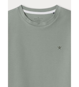 Hackett London Maglietta Texture verde