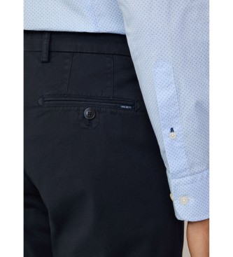 Hackett London Chino blu scuro testurizzati