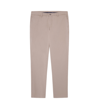 Hackett London Strukturerede beige chino-bukser