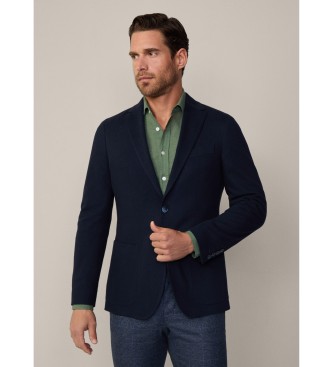 Hackett London Amerikanischer Marineblazer mit Struktur