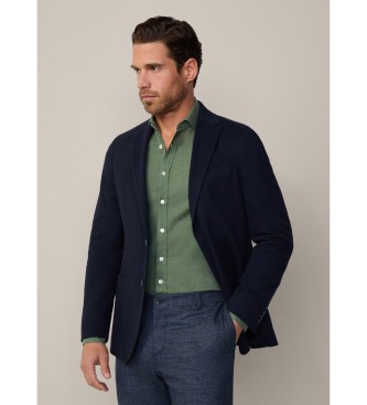 Hackett London Amerikanischer Marineblazer mit Struktur