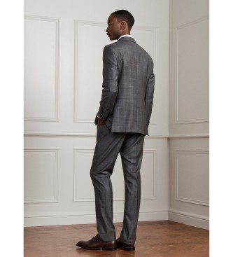Hackett London Mjuk kostym brun