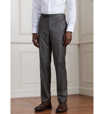 Hackett London Mjuk kostym brun