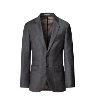 Hackett London Mjuk kostym brun