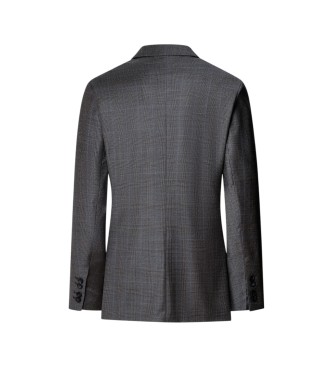 Hackett London Mjuk kostym brun