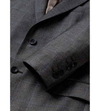Hackett London Mjuk kostym brun