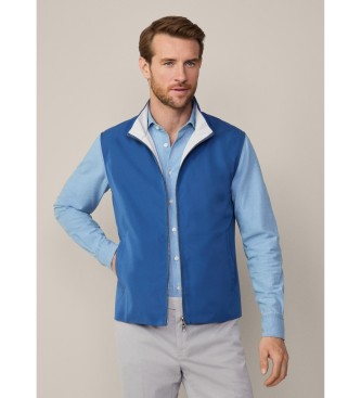 Hackett London Travel Vest blue