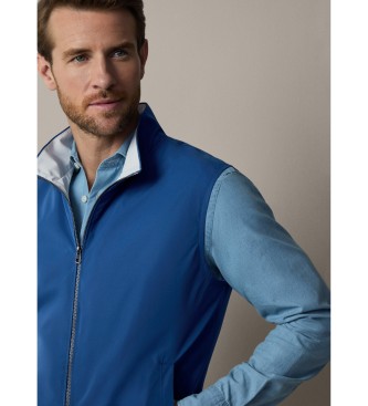 Hackett London Gilet de voyage bleu