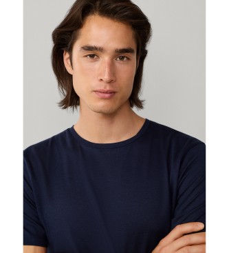 Hackett London Klassiek navy t-shirt voor op reis