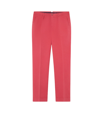 Hackett London Pantaloni in tricotina rossa