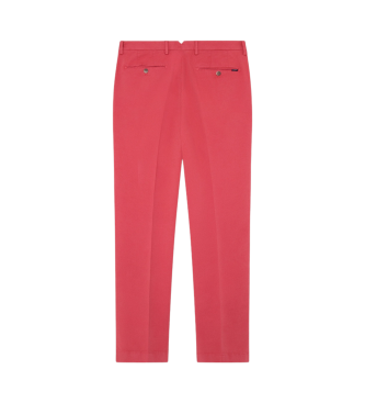 Hackett London Pantaloni in tricotina rossa