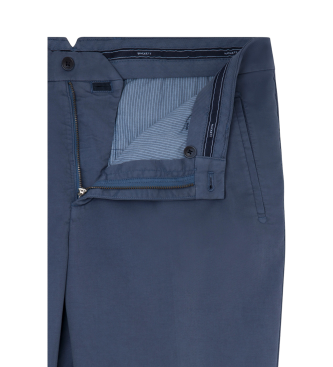 Hackett London Tricotine broek blauw 