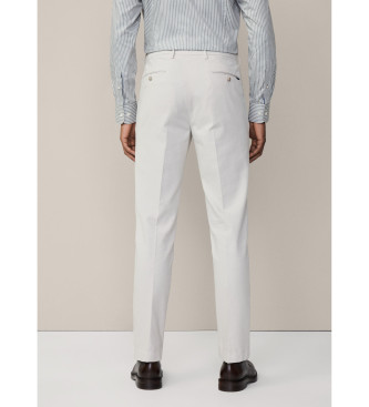 Hackett London Tricotine beige trousers