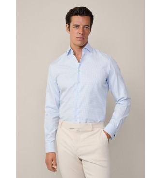 Hackett London Srajca iz sukna Graph Shirt blue