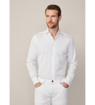 Hackett London Camisa de riscas Twin Eng branca