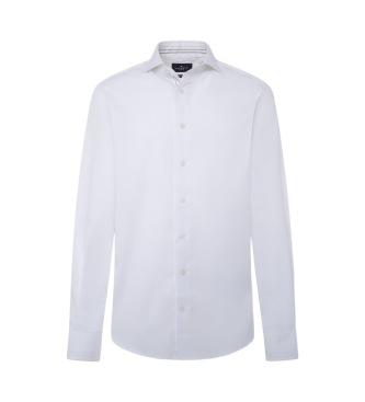 Hackett London Camisa de riscas Twin Eng branca