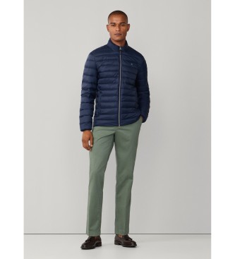 Hackett London Ultra Down Jacket Moto Marine