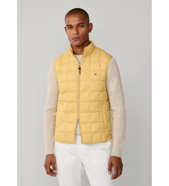 Hackett London Colete ultraleve amarelo