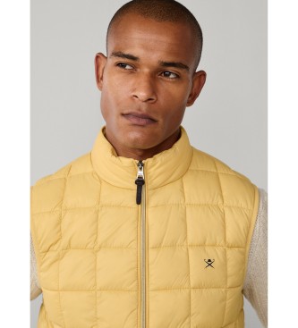 Hackett London Colete ultraleve amarelo