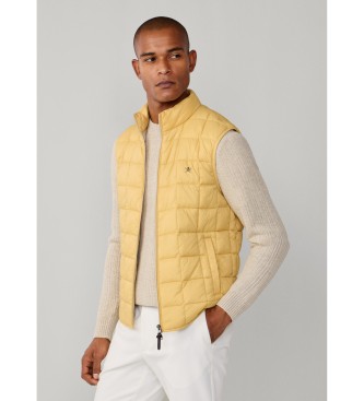 Hackett London Colete ultraleve amarelo