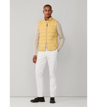 Hackett London Colete ultraleve amarelo