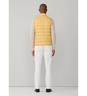 Hackett London Colete ultraleve amarelo