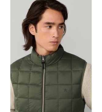 Hackett London Ultra Gilet Vest green