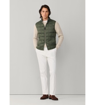 Hackett London Ultra Gilet Vest green