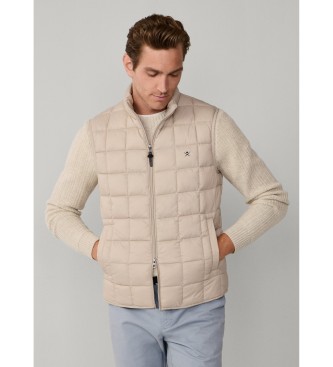 Hackett London Ultra Gilet Vest beige
