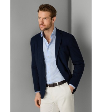 Hackett London Ultra Navy Pique Jacka