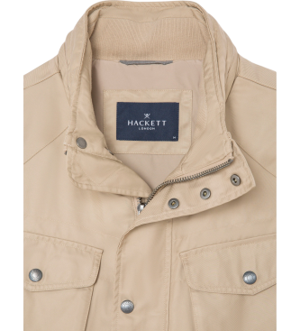 Hackett London Velospeed beige jacka