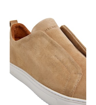 Hackett London Sneakers in pelle beige Vision