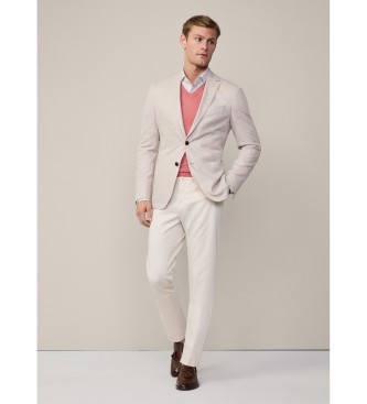 Hackett London Vaffelformet jakke, beige