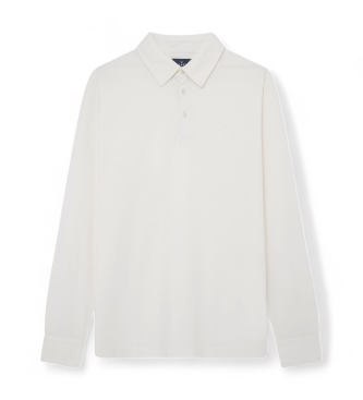 Hackett London Witte gewassen polo