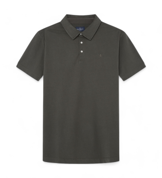 Hackett London Gewaschenes Polo Ss grn