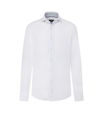 Hackett London Camicia bianca multi-rifinitura bianca