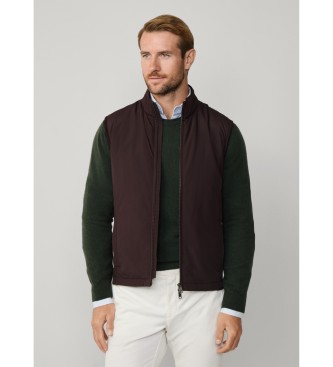 Hackett London Colete castanho Windsor