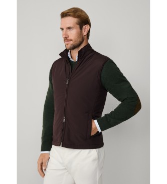 Hackett London Colete castanho Windsor