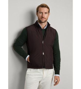 Hackett London Colete castanho Windsor