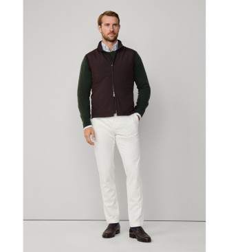 Hackett London Colete castanho Windsor