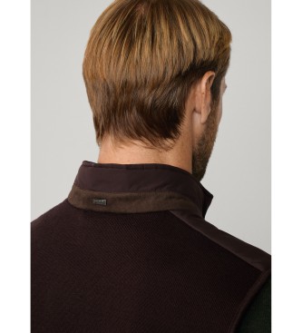 Hackett London Colete castanho Windsor