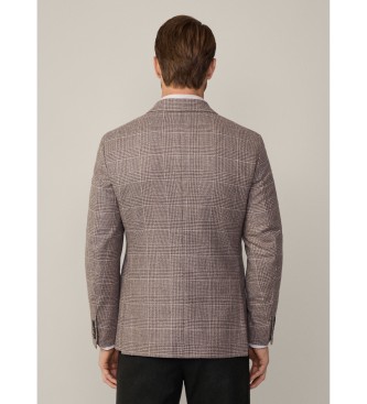 Hackett London Beige Cash wollen jas